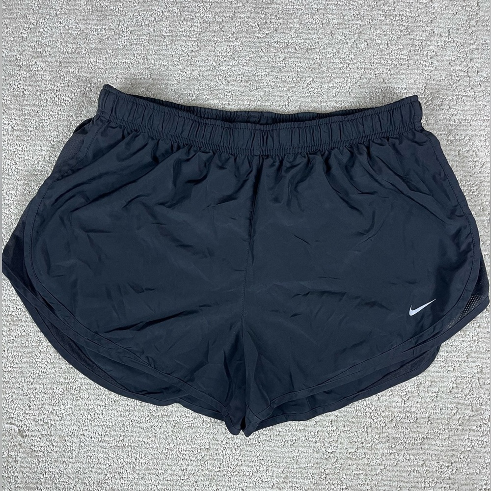 Nike Dri-FIT Shorts Womens XL Black Running Athletic Lined Drawstring
